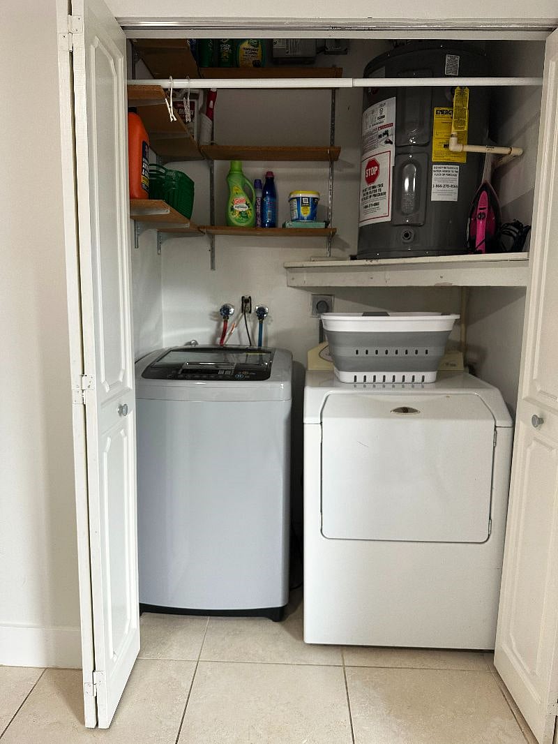 Washer and Dryer.