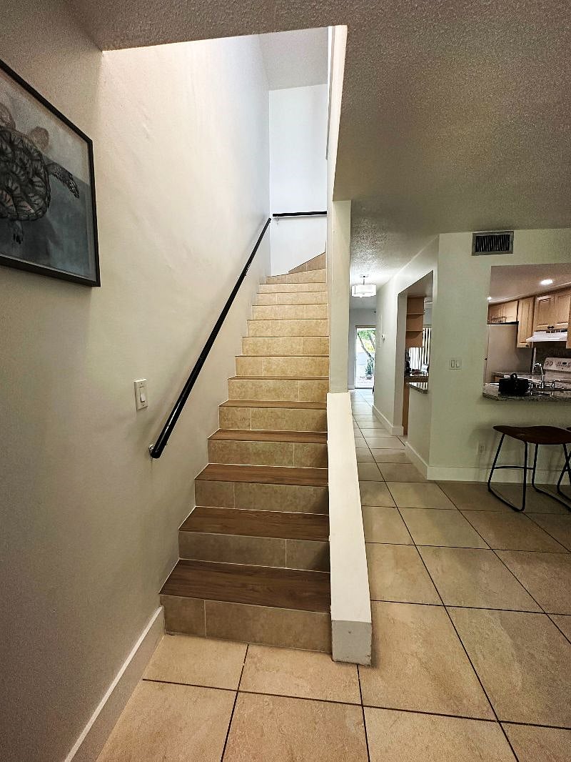 Steps Up to the Bedrooms