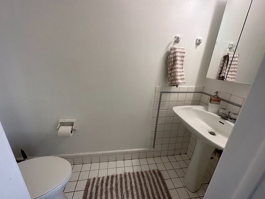 Half Bathroom on First Floor