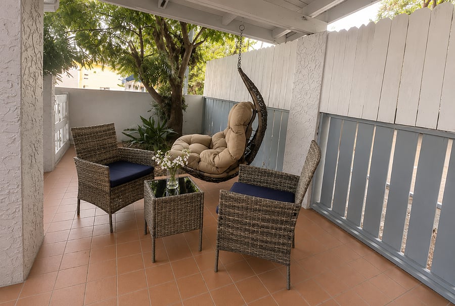 Fenced Patio