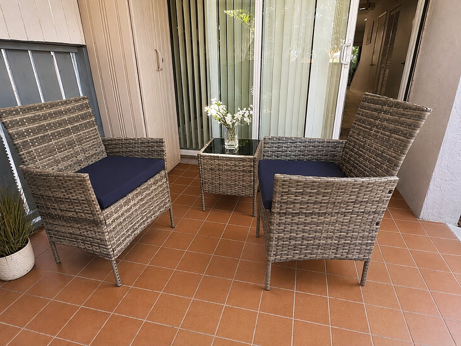 Private Fenced Patio