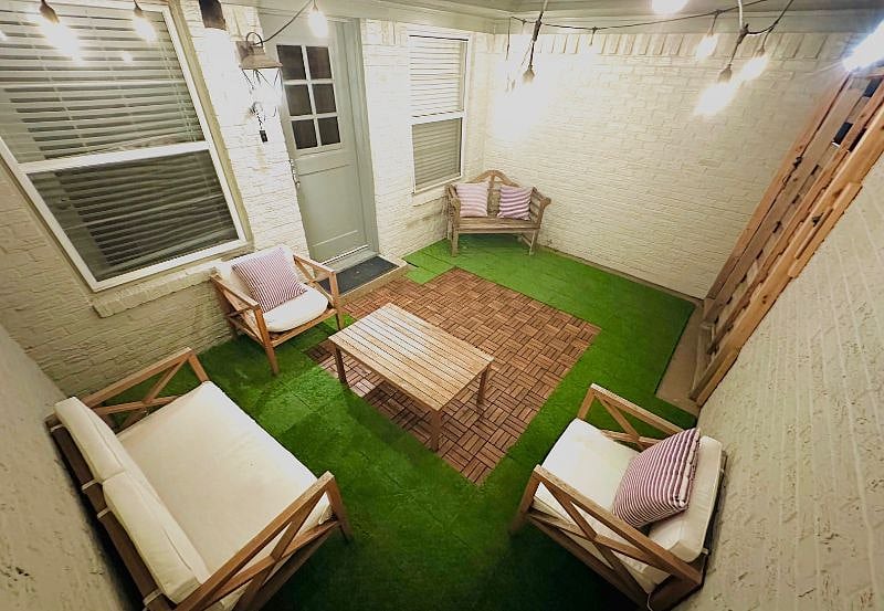 Updated Private Patio Area