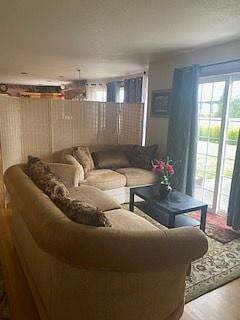 Newly added room divider for more privacy in the private living room for you.