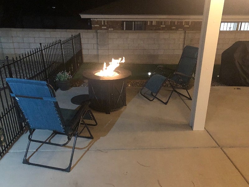 Propane fire pit