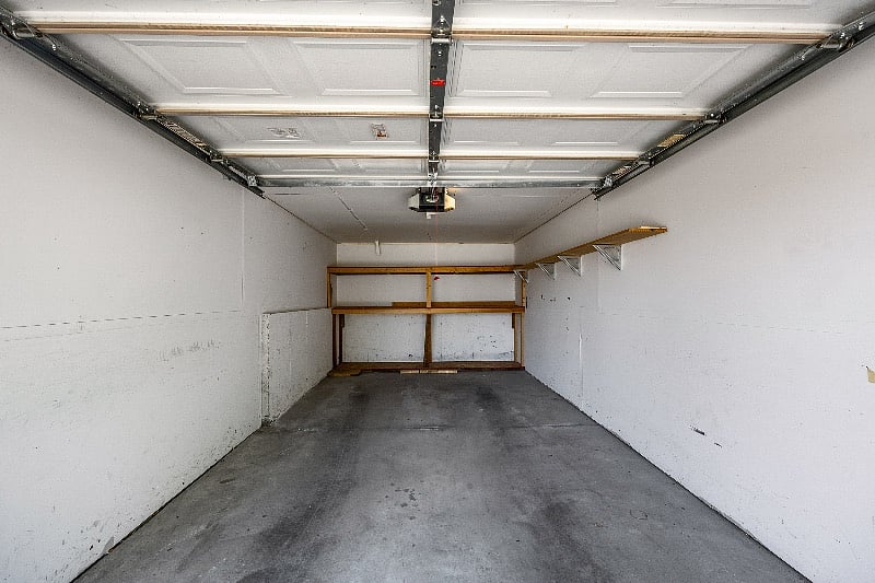 1 car garage with storage.