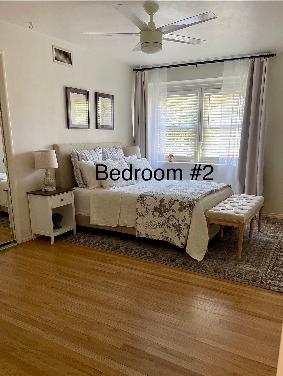 Bedroom 2
- with full size bed comes with closet organizer, desk and TV and comes with lock n key