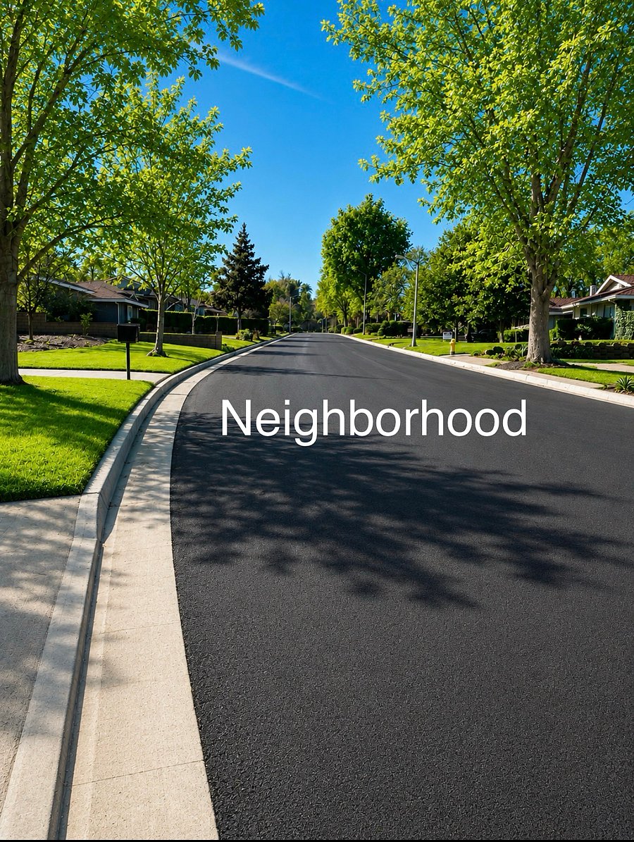 Front street view from my property