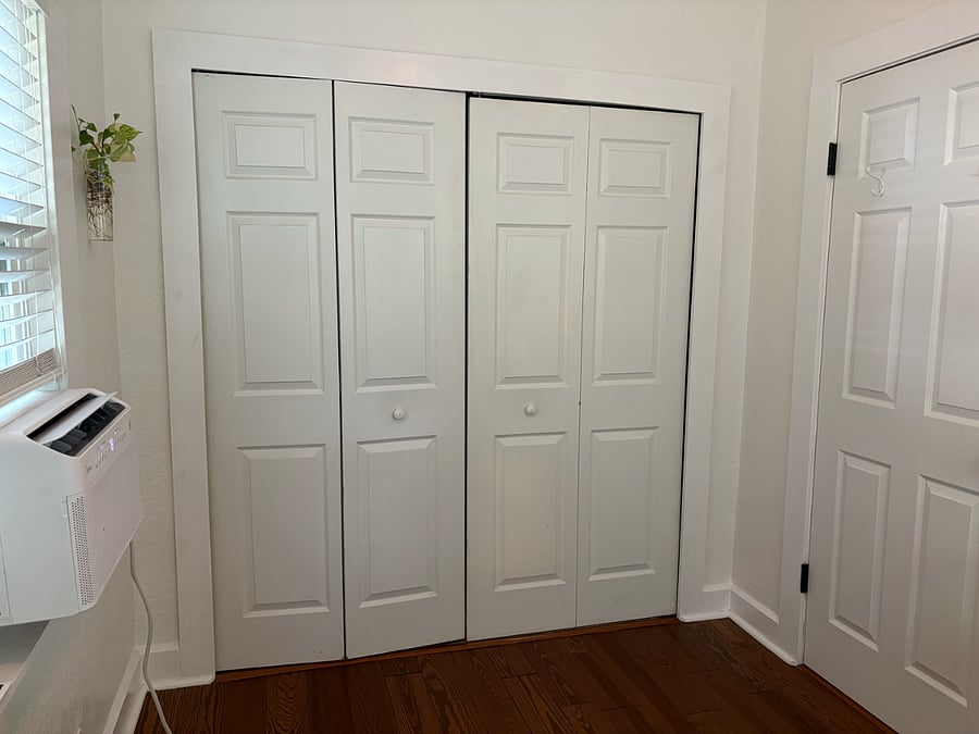 Spacious closets