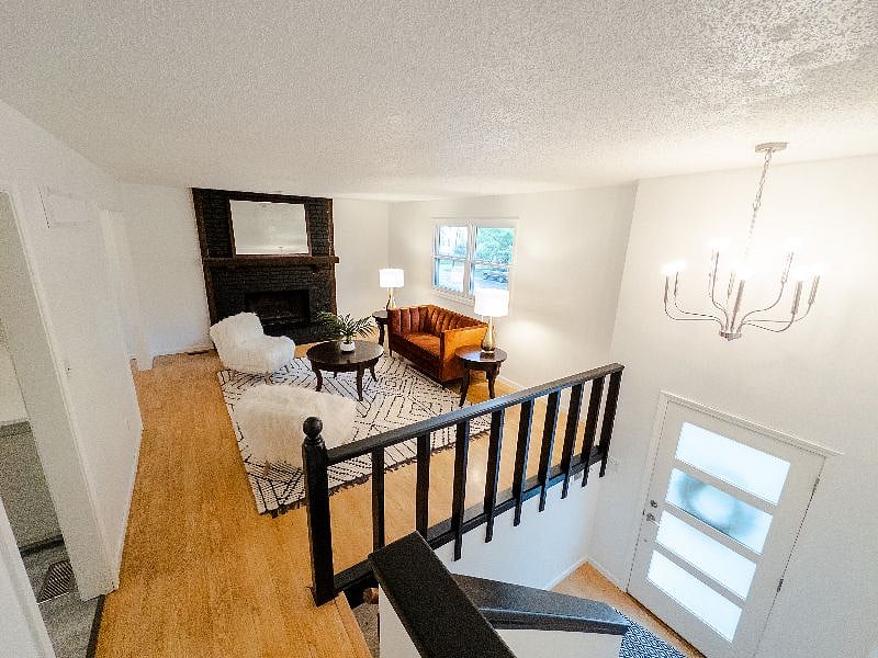 Living Room with Fireplace