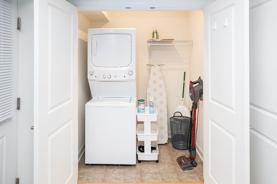 Laundry and storage space