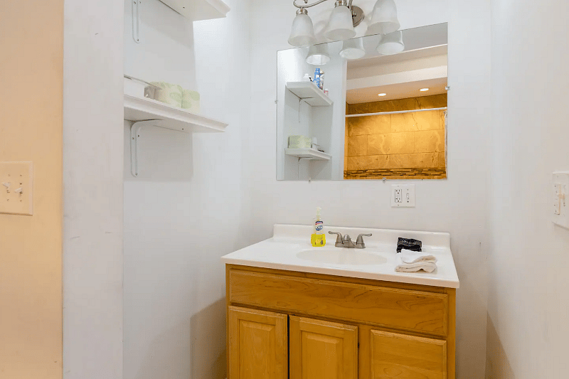 The bathroom