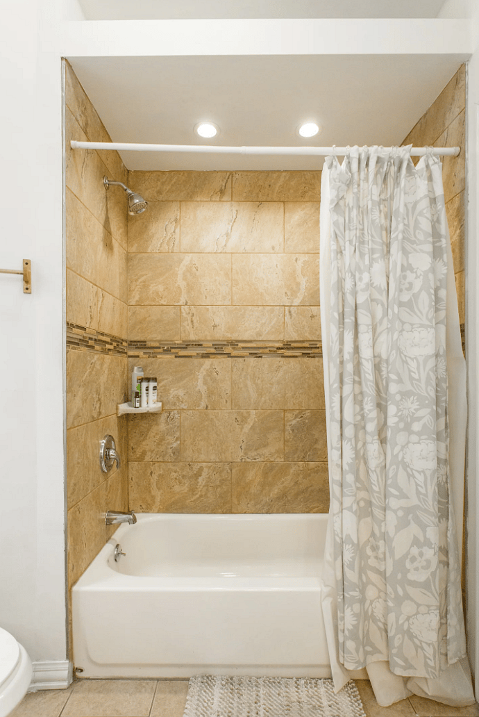 Shower and tub