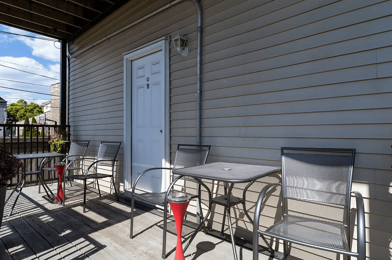 Enjoy the back porch