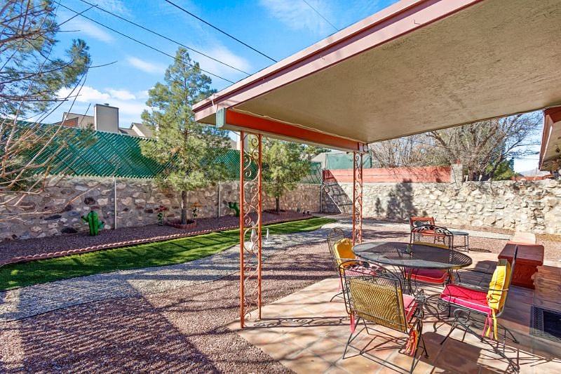 Peaceful patio