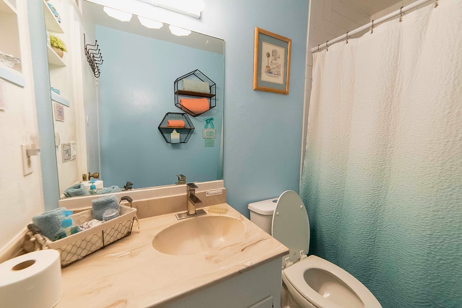 Main Bath with Walk-in Shower