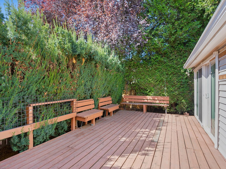 Shared patio