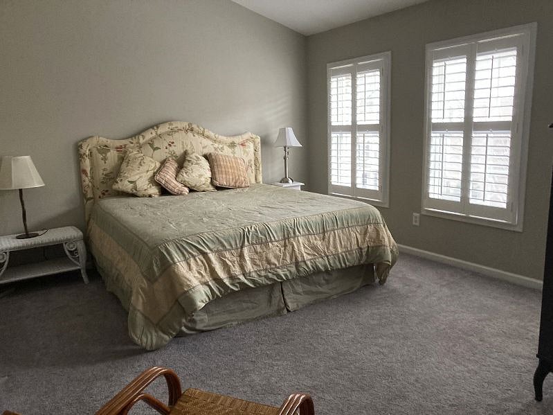 Master bedroom-king bed.