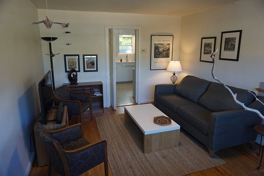 Living Room with view to kitchen