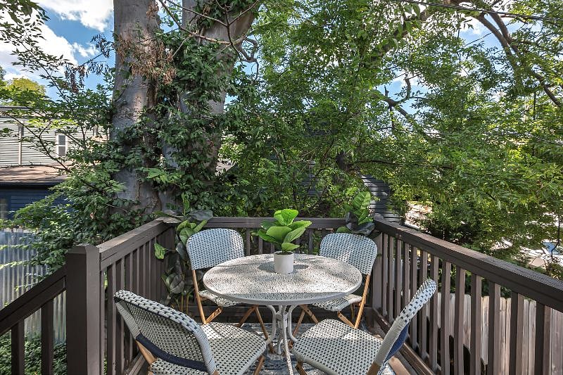 ..perfect for morning coffee or evening happy hours. 