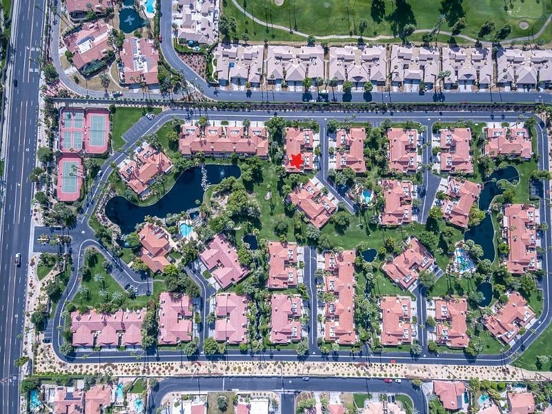 You are here! Check out the red star to see how close you are to ALL 3 pools, tennis, pickleball courts and more. 