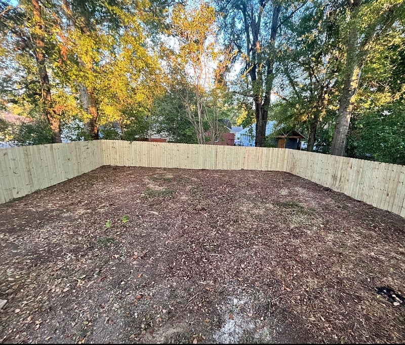Large Fenced Backyard