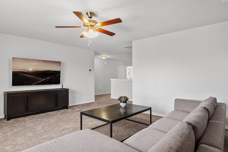 Spacious Family Room on upper level