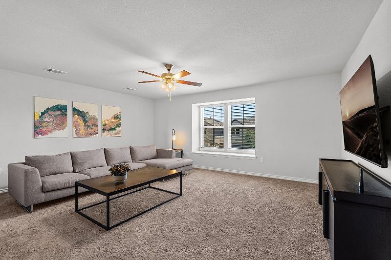 Spacious Family Room on upper level