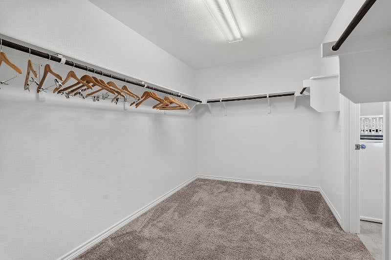 Owner Suite's spacious walk-in closet 