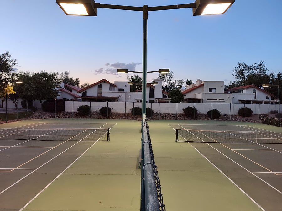 Dual Tennis & Pickelball Courts