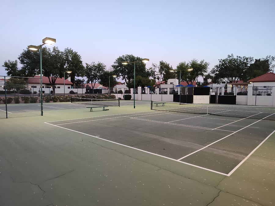 Dual Tennis & Pickelball Courts