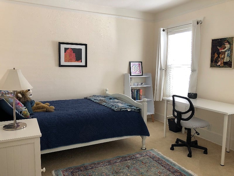 Back bedroom with full bed