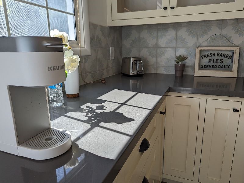 Complete kitchen remodel with ample cabinet space and new amenities including coffee maker, blender, pots & pans and more...