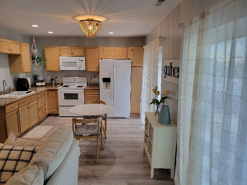 Kitchen from living room