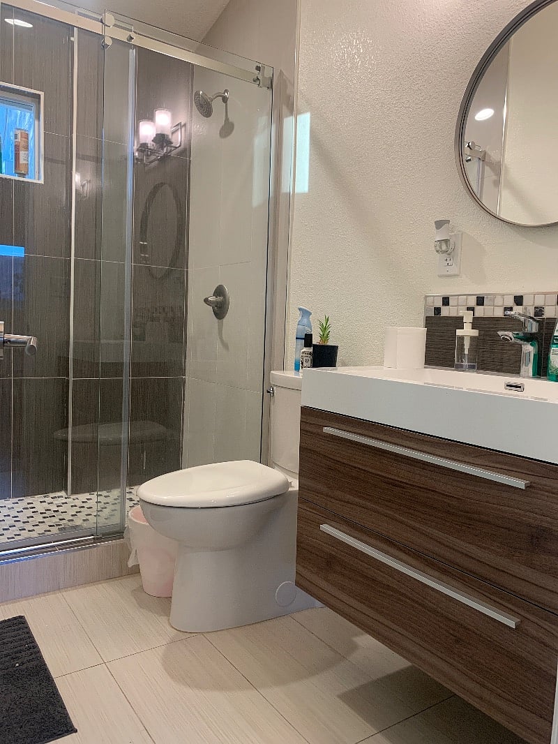Your own private bath. 
