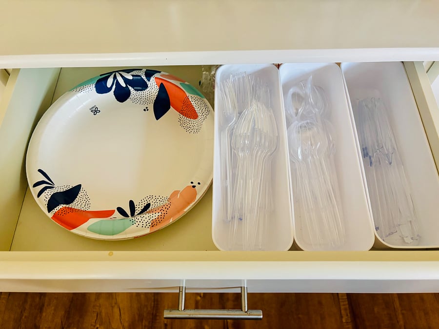 Start-up disposable cutleries provided. 