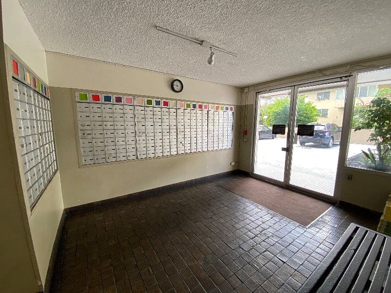 Lobby and assigned mailboxes
