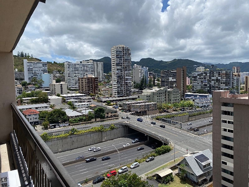 Mountain view from the 16th floor