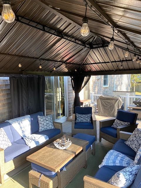 large covered deck