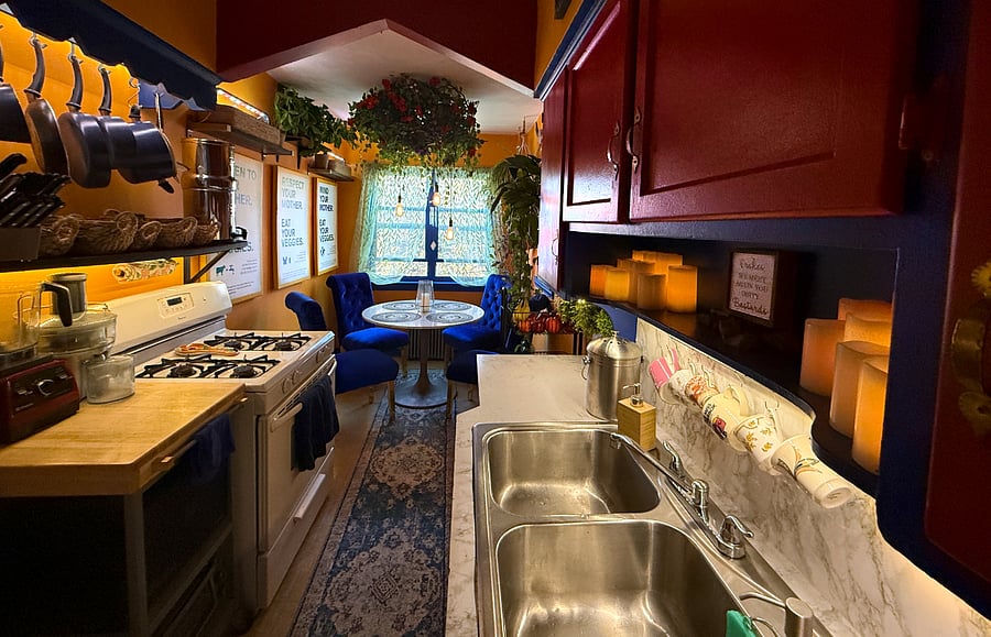 View of kitchen from hallway