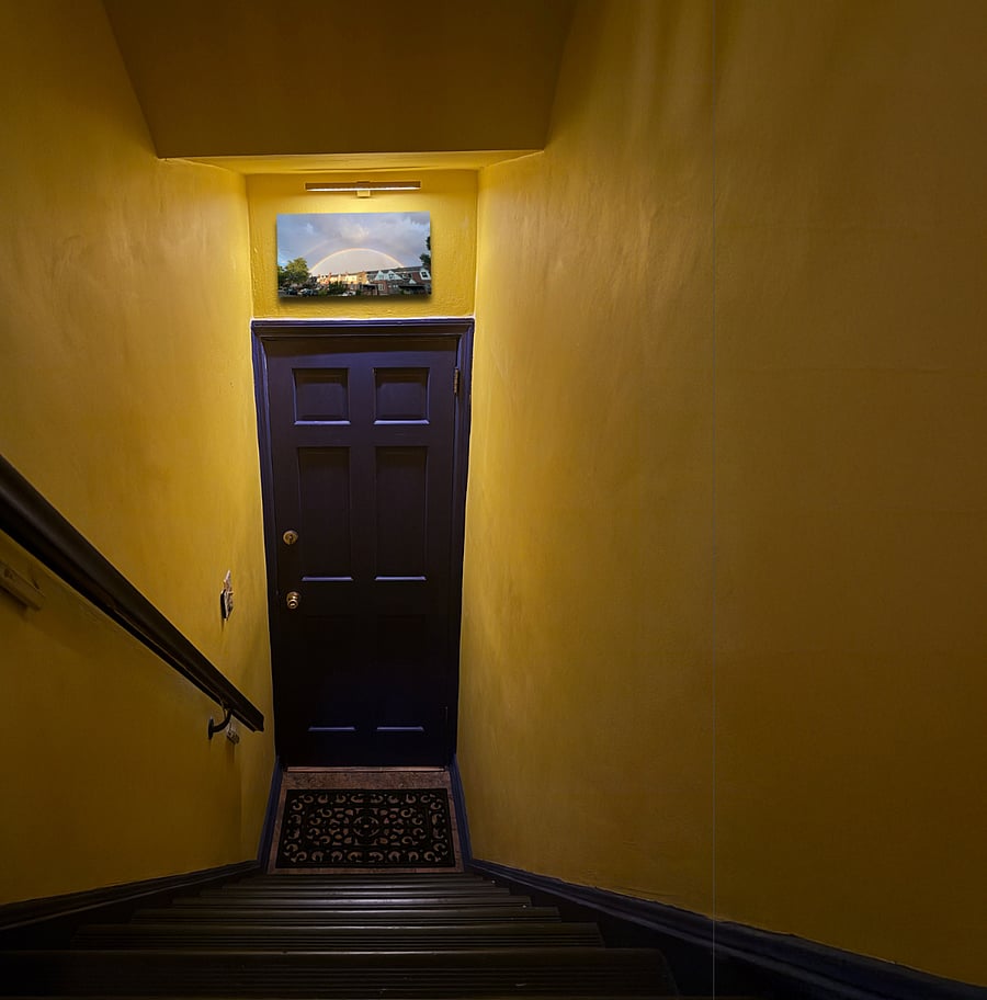 Exit stairwell view