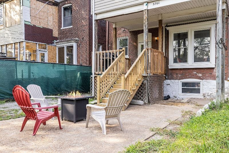Back Patio with Gas Firepit