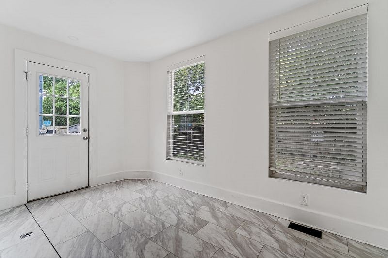 Mudroom behind Kitchen