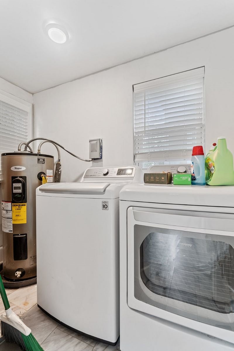 Utility room with full Laundry