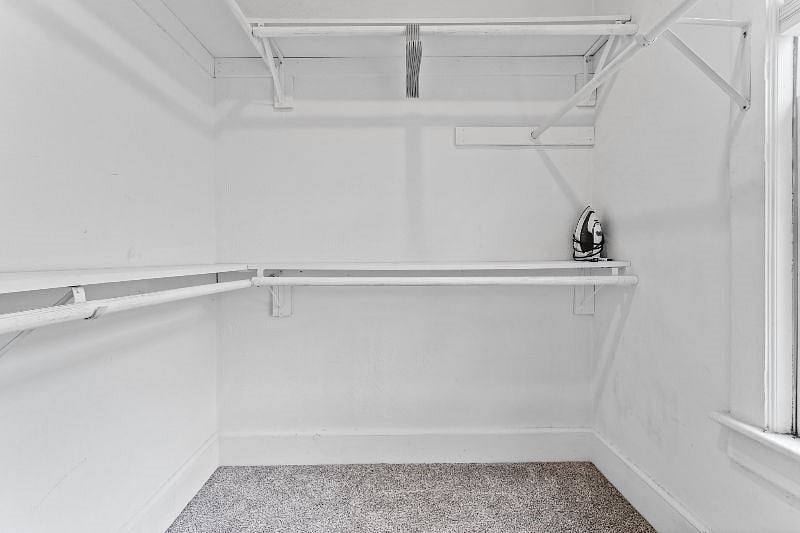 Front Upstairs Bedroom Walk-in Closet