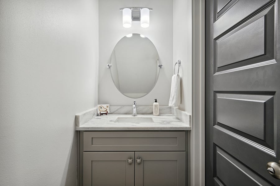 Downstairs half bath