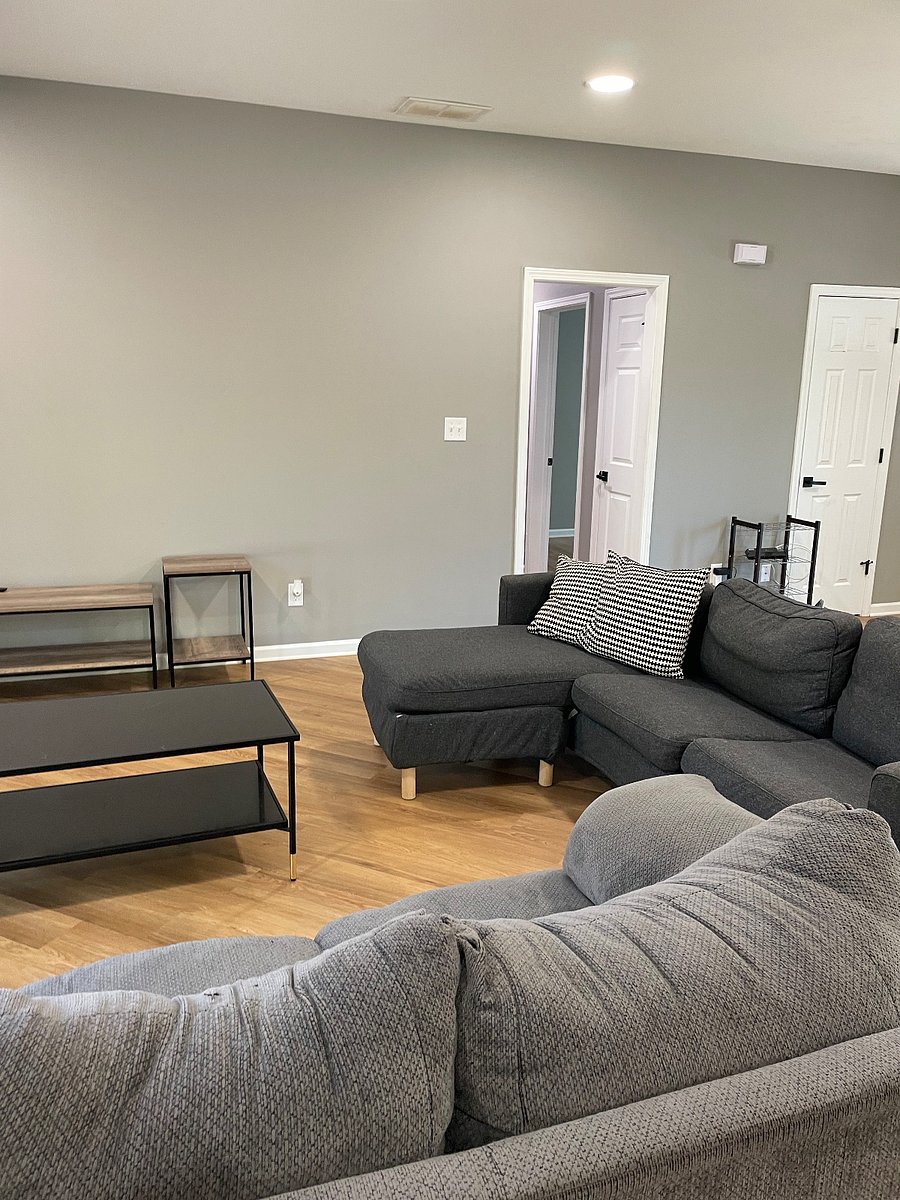 Spacious den and living room area