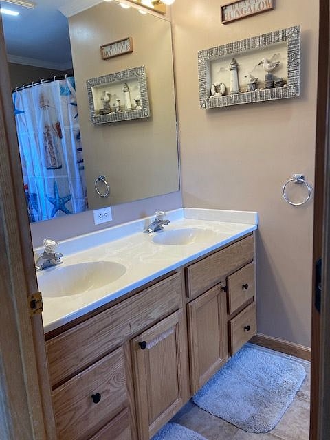 Master bathroom.