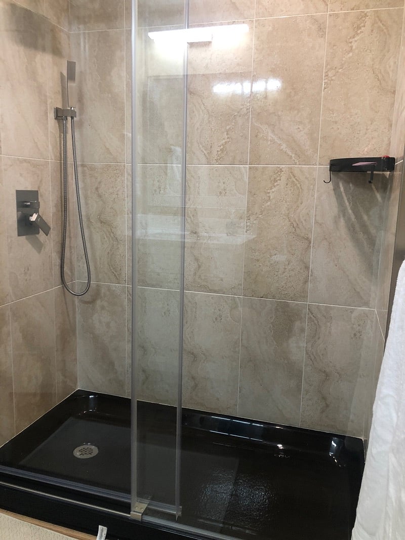 Large shower