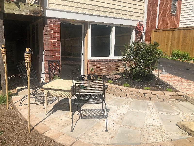 Patio leading into sunroom
Entrance