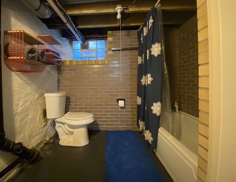 second full bath located in the basement